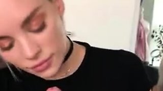 CourtneyySmoke Porn Blowjob & Facial Cumshot Video