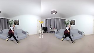 Pink pussy busty babe solo toy vibration during masturbation