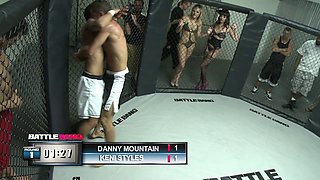 MMA fighter wins the match and gets to fuck a pornstar
