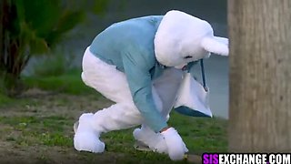 Easter Stepsister Swap Foursome - Petite Teens Blowjob Big Cock