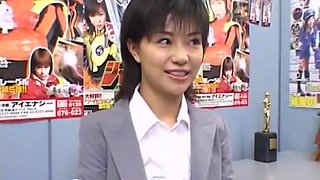 Fabulous Japanese chick in Crazy Secretary, Handjobs JAV movie