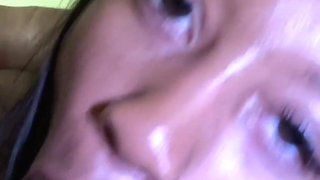 Slut Sucks for a Facial