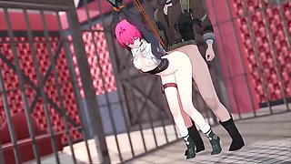 Wuthering Swings - Danjin Gets Absolutely Porked - THREE DIMENSIONAL Manga porn Cartoon