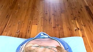 Busty amateur blonde gf hardcore sex with her bf