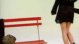 Classy Babe From Germany Got Her Perfect Outfit off but Lingerie Stays