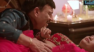 Indian beautiful housewife get fucked by her father in law like their suhagrat real amateur hardcore doggy style full Hindi audio homemade sex video