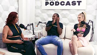 The brazzers podcast sequence 7 (trimmed) - Alexis Fawx x cheerleader kait x Damion Dayski