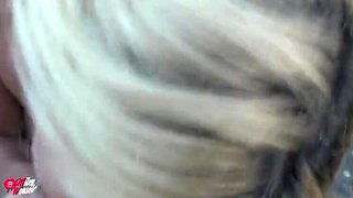 German MILF Public Ass Fuck - Horny Blonde Gets Fucked Hard in Parking Lot
