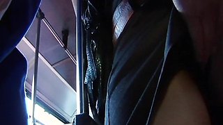 Alluring French Whore Dped in the Bus