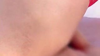 TRANSSEXUAL Bodystocking Solo Assfuck