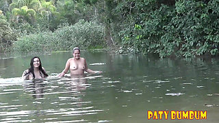 Lesbian Sex Between Outdoor College Friends