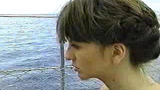 StrapOn Lesbian with big boobs fucks her blonde sexy GF