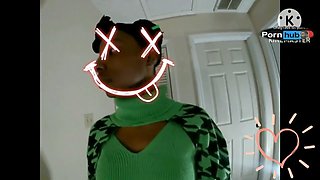 Black, ebony blowjob, ebony deepthroat bbc