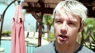 Wimpy cuckold has to watch his  GF ride another man's dick