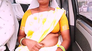 Indian Car Sex. House Maid Try To Fucking With House Owner. Telugu Dirty Talks