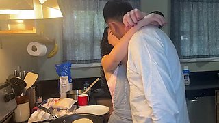 Vanessa Cliff Morning Blowjob - Amateur Wife Swallows Cum Romantic Couple Sex