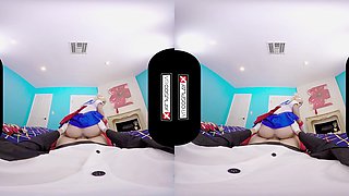 Blonde Beauty Seduces with Wild Uniform Passion