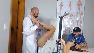 Cuckold, Wife And The Naughty Gynecologist!