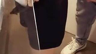 Quickie in the office toilet