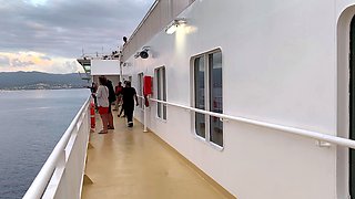 Busty brunette solo masturbation