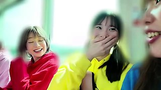 Asian schoolgirl enjoy group sex