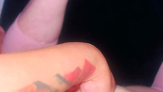 I Fist, piss and he squirt my sissy slut husband