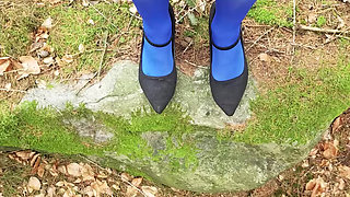 High heels into the forest. (Clean version)
