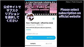 素人絶景!?貸切露天風呂ての野外フェラ生sex 素人カッフル/美少女/色白美乳/中出し/フル動画(23分)/일본여대생과질내사정섹스