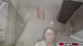 Big penis guy shagging the babysitter