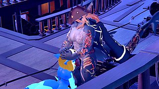 The captain's naughty furry adventure in VR featuring Papawelsh