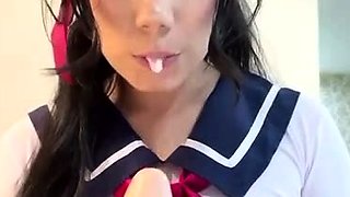 Stacked brunette goes solo toys and masturbation