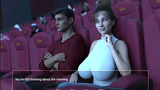 MILF Stepmom's Handjob in Dark Movie Theater - Shadows of Deceit - E08 Special