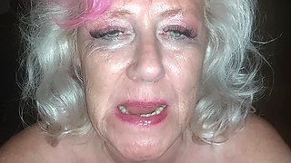 Horny Granny Breast Fucking