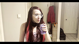 Step Dad Catches Step Daughter Out Late, He Wont Tell Step Mom if She Lets Him Fuck Both Her Holes