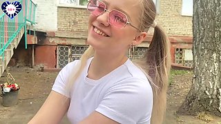 Stunning teen seductress exciting adult video