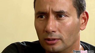 Gabriel D'Alessandro screws her TRANSSEXUAL wifey