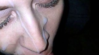 Uk amateur facials and cumshot party