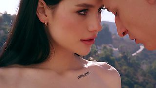 Matty the perfect brunette gets his dick in her vagina