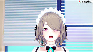 rita rossweisse sexy maid deepthroat - Honkai Impact