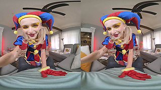 Emma Rosie as the Joker in Hardcore Balatro Uniform