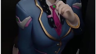 How School Girl D.va Gets Her Black Teacher To Give Her An A+ With Car Toon