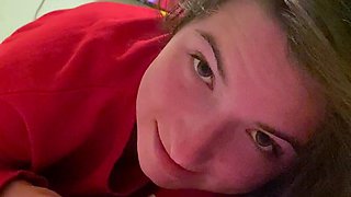 Czech amateur blowjob and fucking POV in public