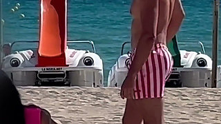 Hot Colombian Bikini Teen Gets Picked up in the Beach!