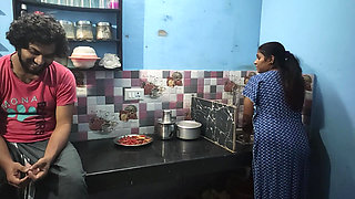 Step Son Seduce and Hard Fuck with Step Mom While His Wife Not in Home