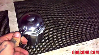 Hot young girl has fun with gifted