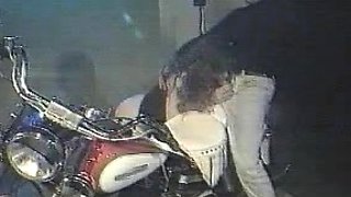 Beautiful Brunette Big Boobs Rides Fake Cock