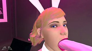 VirtualHeaven - POV Your a DILDO fucking Alexa in every whole. 3D animated Sex scene using the Quest 3. Captain Hardcore Hentai