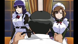 Hentai bondage and BDSM fuck with maid from the master