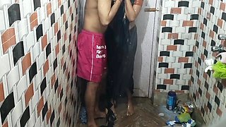Bhabhi Was Fucked by Brother-in-law in the Bathroom, New Bhabhi Sex Video