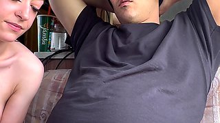 Step Brother with Monster Cock Fucks Short Stepsister Hard While Nobody’s Home